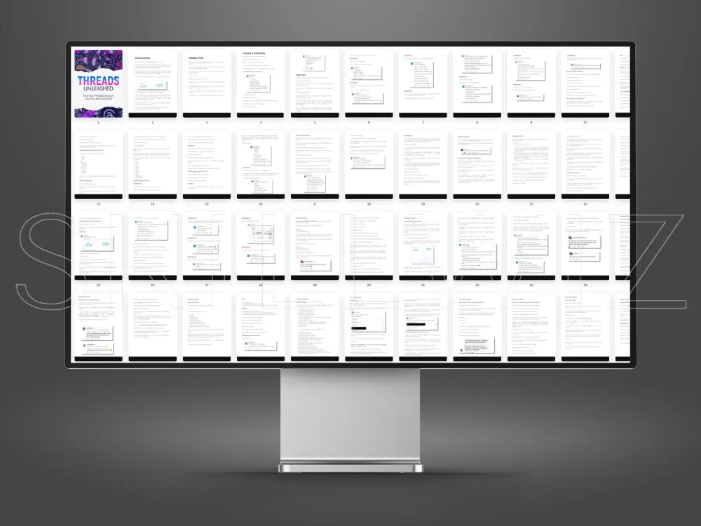 Threads Unleashed Guide With Master Resell Rights By Adam Dukes