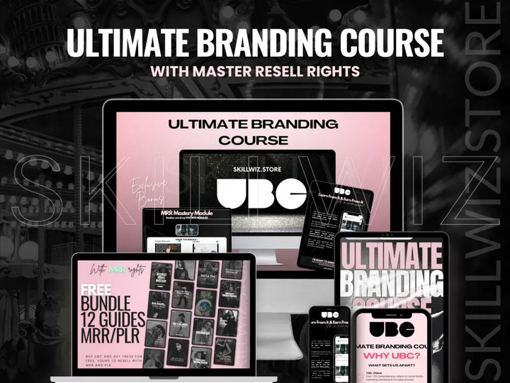 Ubc - Ultimate Branding Course With Mrr & Free Mentorship